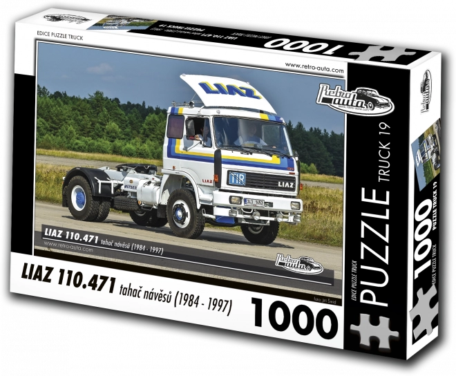Sestavljanka RETRO-AVTOMOBILI: LIAZ 110.471 vlačilec polprikolic (1984–1997), 1000 kosov