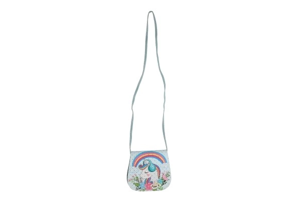Torbica/torba samorog s kamni plast 4 barve v vrečki 17x15x3cm