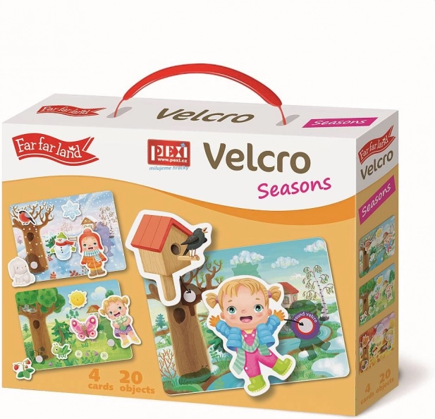 Pexi Velcro sestavljanke - Letni časi