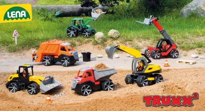 Auto Truxx 2 tovorni prekucnik plast 26cm s figuro 27x15x16cm 24m+