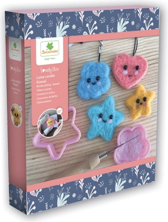 Lovely Box polsten komplet Kawaii – ustvarjalni set za izdelavo obeskov
