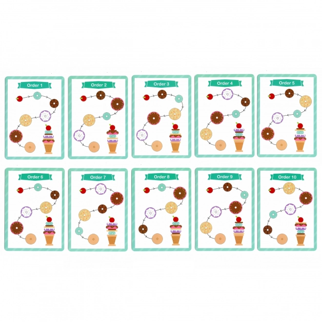 Montessori sladoledi Woopie Green leseni