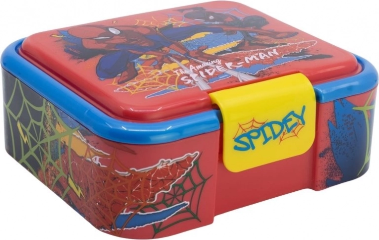 Škatla za malico SPIDER-MAN, 3 pregrade