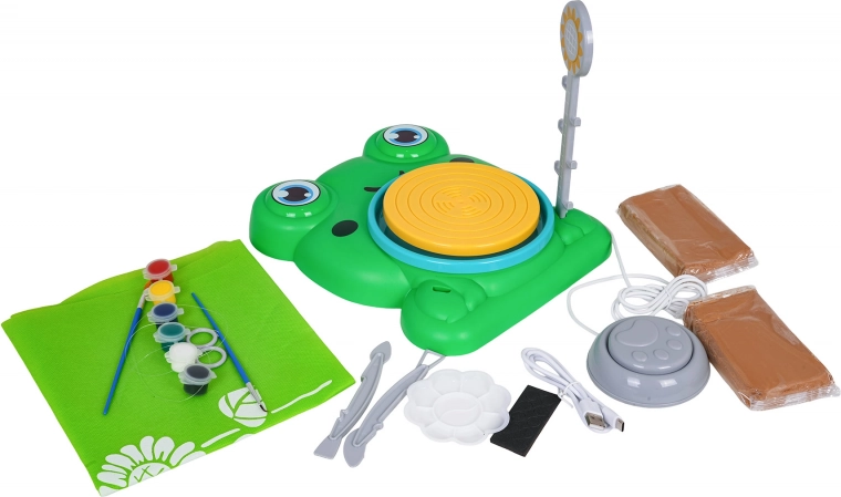 Igriv žabji dizajn in popolna oprema