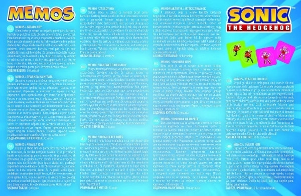 Pexeso Ježek Sonic