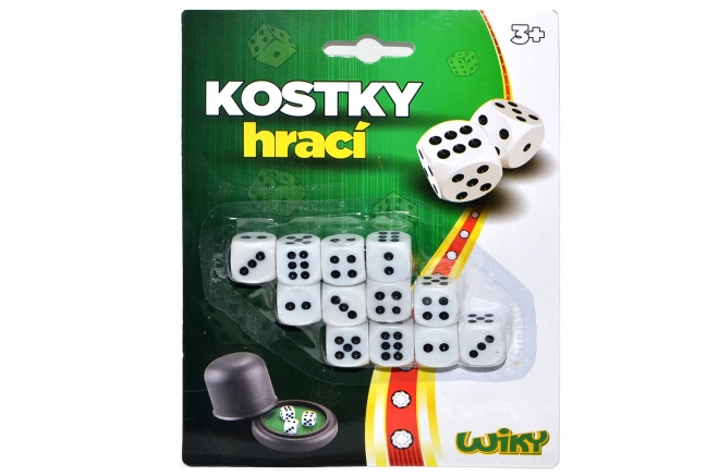 Igralne kocke 1,5 cm 12 kos