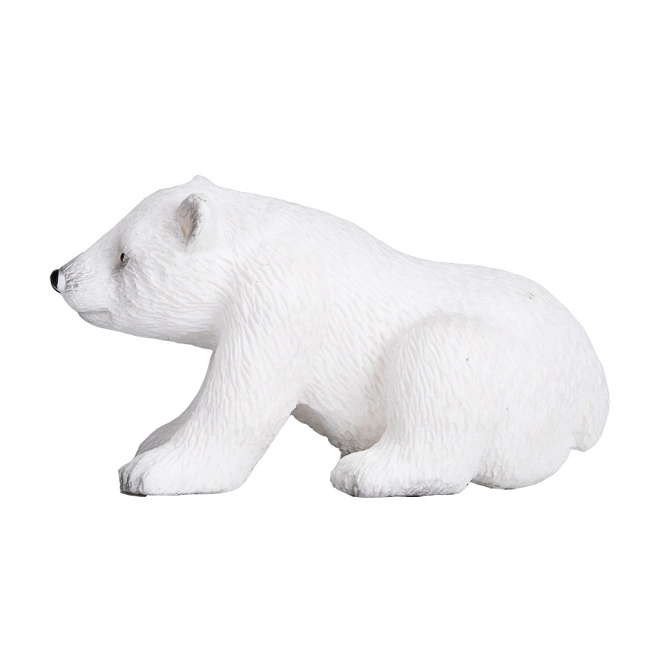 Figura polarnega medveda med sedenjem