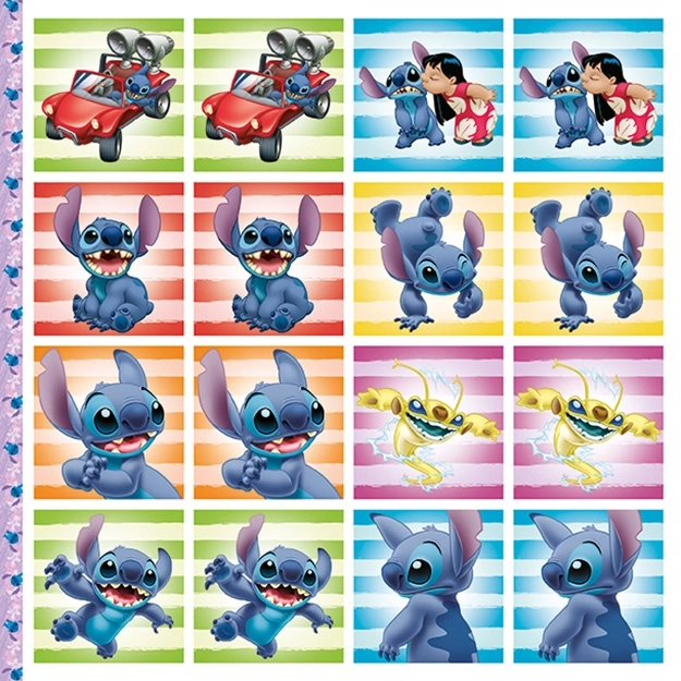 Pexeso v zvezku Lilo & Stitch