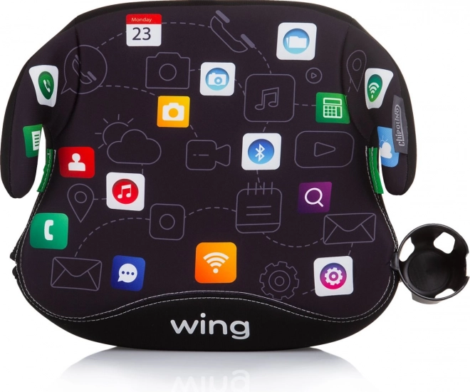 CHIPOLINO Podsedek Wing i-Size 125-150cm Isofix, Zaslon
