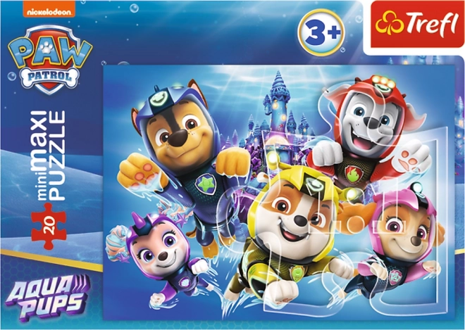 Sestavljanka Paw Patrol miniMAXI 20 kosov