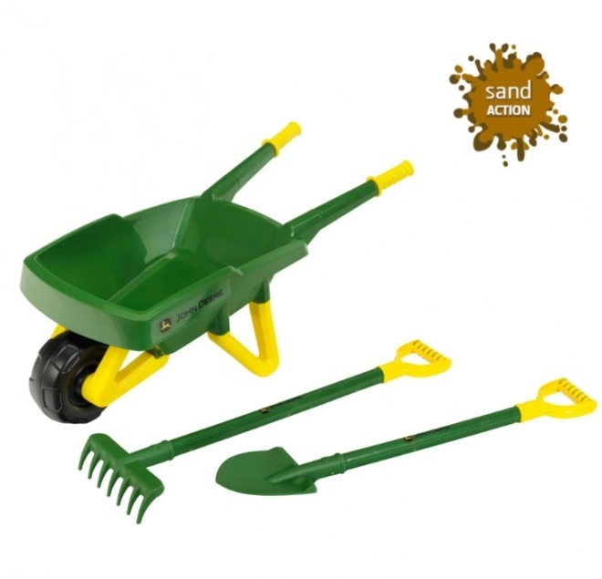 Komplet s samokolnico John Deere