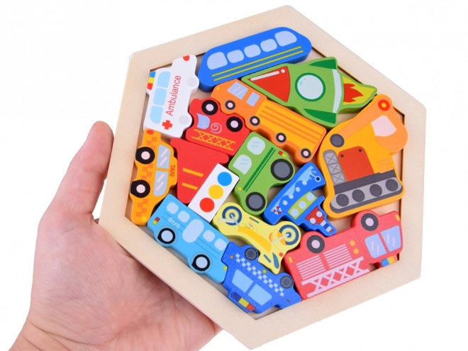 Leseno puzzle Vozila