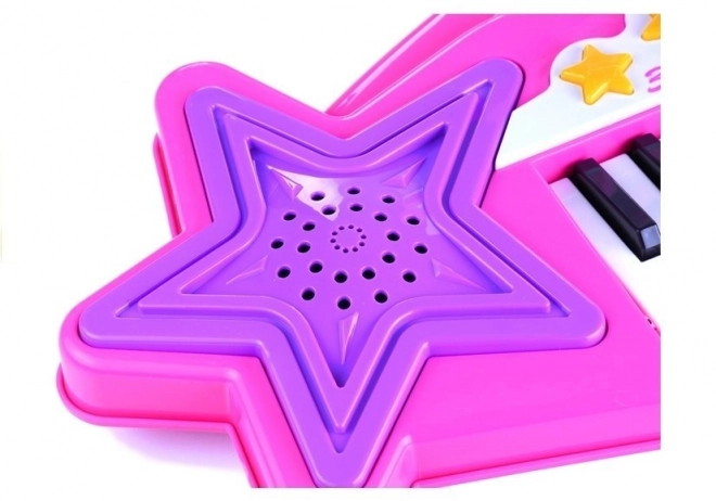 Klavirni orgle 37 tipk MP3 Mikrofon roza