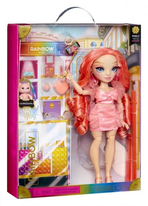 Rainbow High Novi Prijatelji Modna Punčka - Pinkly Paige Pink