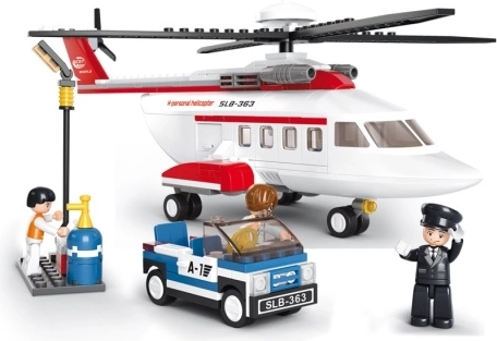 Sluban Letališče – osebni helikopter sestavljanka