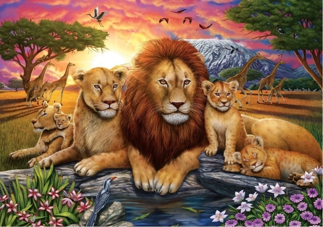 ART PUZZLE Sestavljanka Levja družina 1000 koščkov