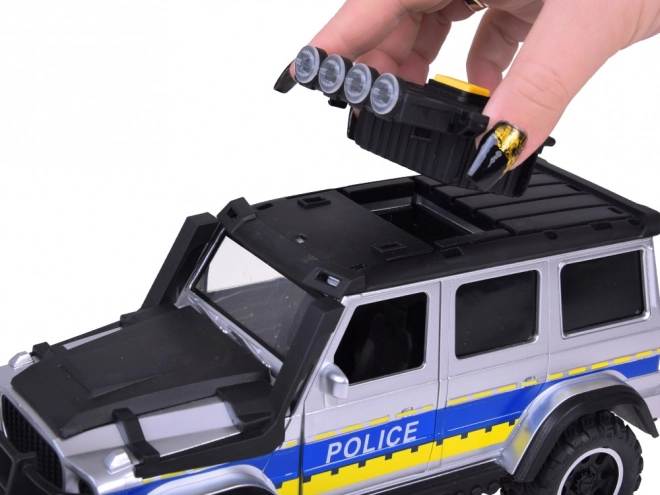 Policijski terenec z lučmi in zvoki