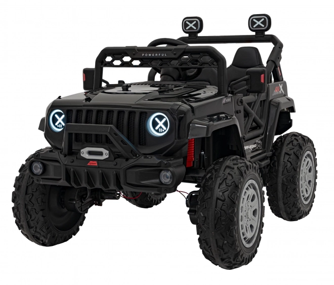 Otroški električni avto off-road črne barve
