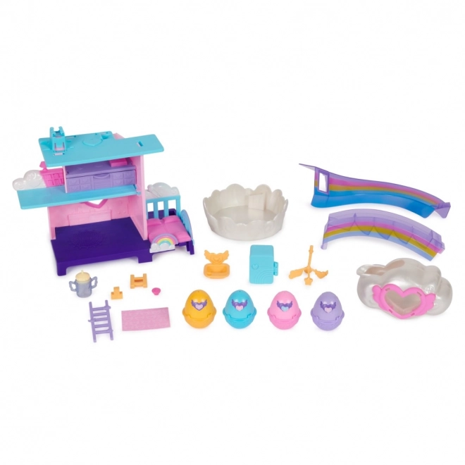 Hatchimals igralni set Mavrični svet valjenje v vodi