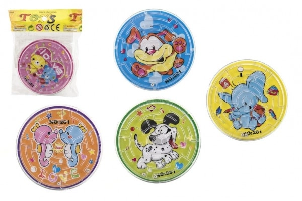 Plastična uganka z kroglico 7cm