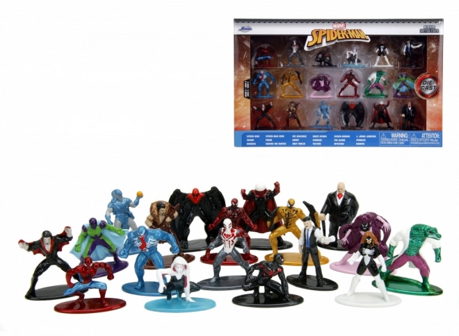 Spider-Man kovinske figurice 18-kos, verzija 9