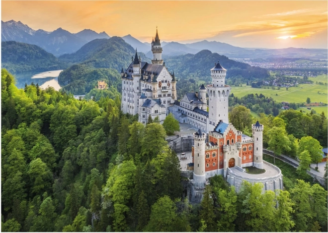 Sestavljanka Pomladni Neuschwanstein 1000 koščkov