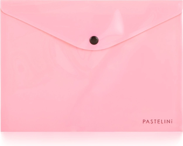 pisemska mapa z gumbom A5 PASTELINI rožnata