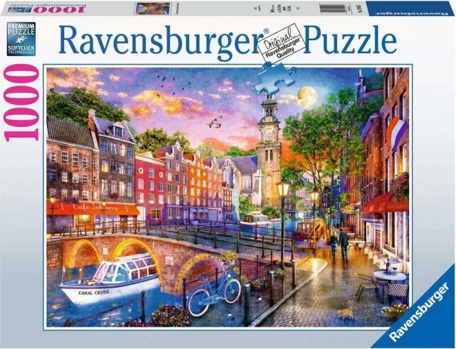 Sestavljanka Amsterdam 1000 kosov od Ravensburger
