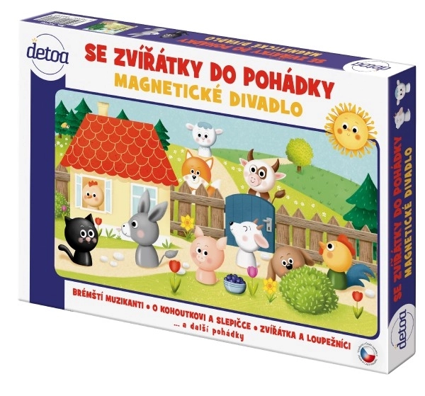Magnetno gledališče z živalmi v pravljici