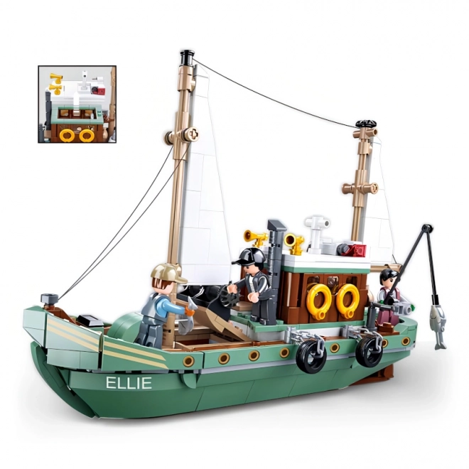 Sluban ModelBricks M38-B1119 Ribiška ladja Ellie