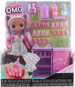 punčka L.O.L. Surprise O.M.G. Sweet Nails Kitty K Café