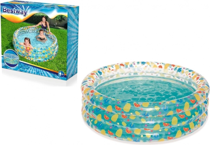 Napenljiv bazenček z motivom sadja 170 × 53 cm BESTWAY