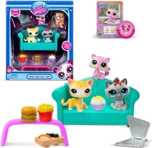 Littlest Pet Shop Set Večerja s 3 Figuricami