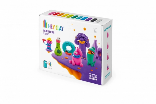 Hej Clay plastični set Pošasti