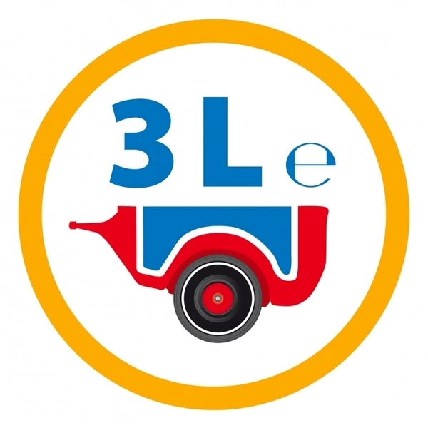 BIG Bobby Car prikolica za poganjalec rdeča