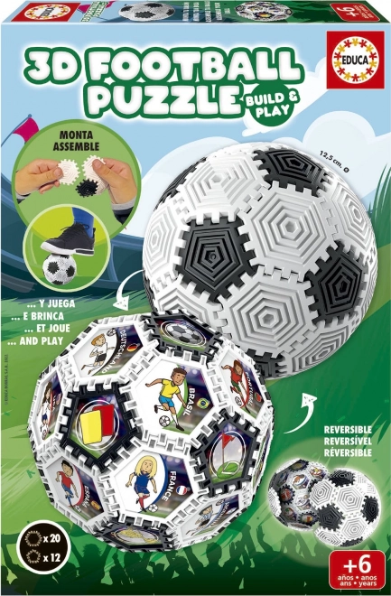 3D sestavljanka - nogometna žoga s 32 deli