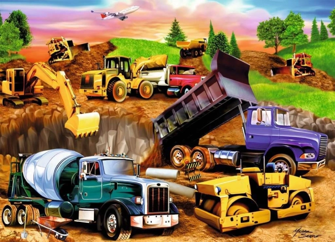 Sestavljanka Gradbišče 60 koščkov RAVENSBURGER