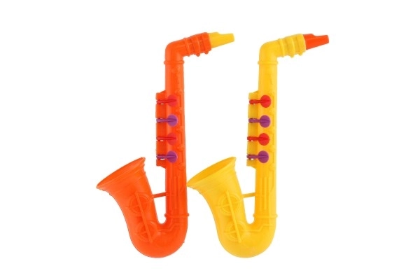 Plastični saksofon 24cm 2 barvi v vrečki