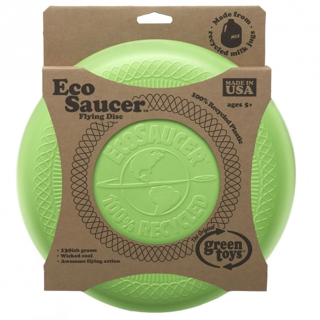 Green Toys Leteči krožnik EcoSaucer zelen