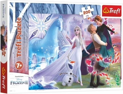 Sestavljanka 200 kosov – čarobni svet sester DISNEY FROZEN Trefl