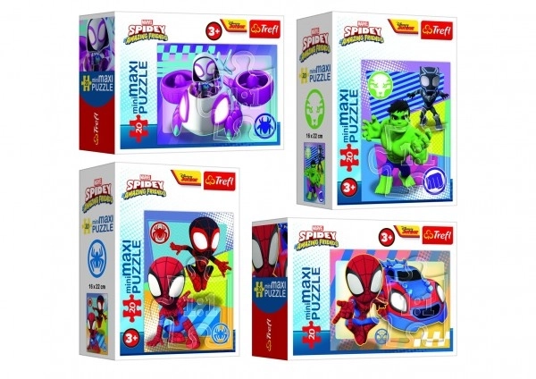 Minipuzzle Spidey in njegovi neverjetni prijatelji