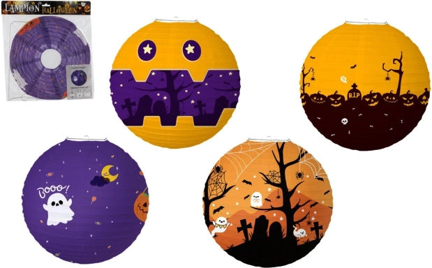 halloween papirnati lampijon krogla 30 cm