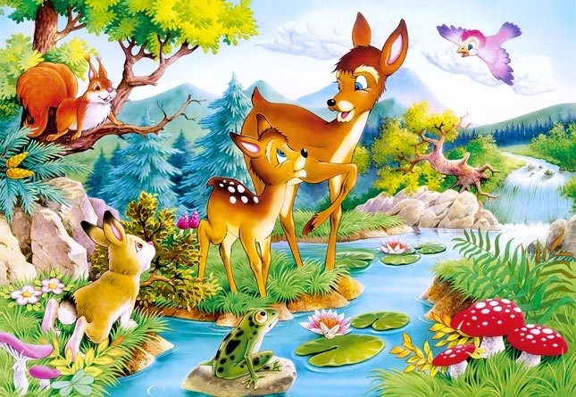 Sestavljanka 120 kosov Little Deer