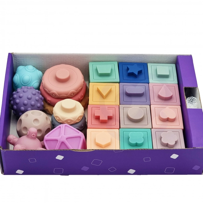 Woopie otroške senzorične kocke s štetjem