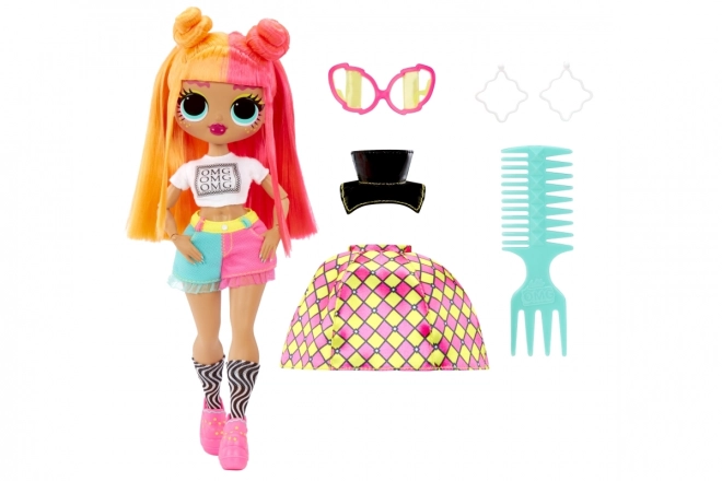L.O.L. Surprise! OMG Velika sestra, 2 obleki – Neonlicious