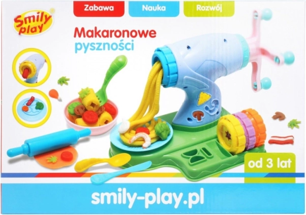 Barvita igra s kompletom modelirne mase za izdelavo testenin