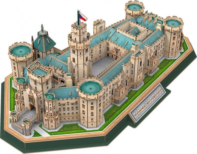 3D sestavljanka Grad Hluboká