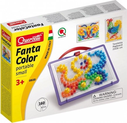 Quercetti Fantacolor prenosna mozaika za otroke