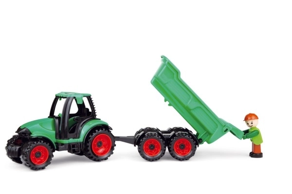 Avto Truckies traktor s prikolico plastika 32cm s figuro v škatli 24m+