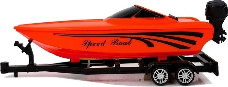 Rdeč čoln za vodne pustolovščine